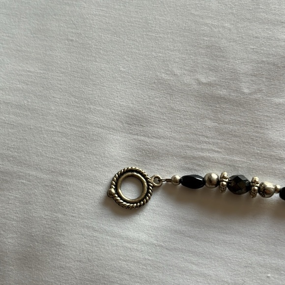 5/$20🔴 Beaded bracelet Silver and Gray - Picture 3 of 5